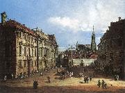 BELLOTTO, Bernardo Vienna, the Lobkowitzplatz oil painting on canvas